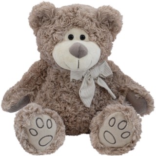 BEPPE MASKOTKA MIŚ Z KOKARDĄ 27CM.