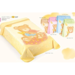 BELPLA KOC BABY PERLA GOLD 80X110 PINK 537