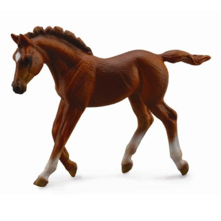 COLLECTA ŹREBIĘ THOROUGHBRED IDĄCE - FIGURKA