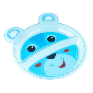 CANPOL BABIES TALERZ Z PODZIAŁKĄ HAPPY FACES