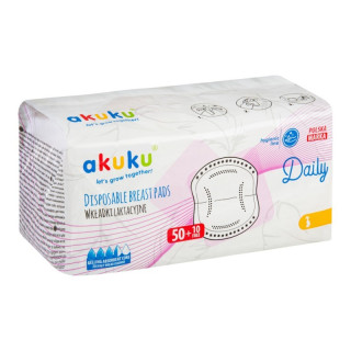AKUKU WKŁADKI LAKTACYJNE DAILY 60 SZT