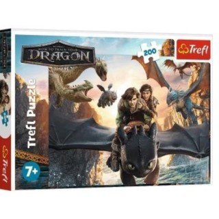 TREFL PUZZLE 200 EL. SZCZERBATEK I PRZYJACIELE