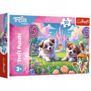 TREFL PUZZLE 30 EL. ŚWIAT PEŁEN UŚMIECHU