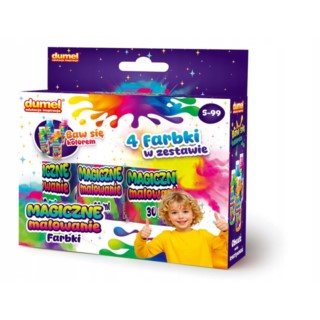 DUMEL MAGICZNE MALOWANIE FARBKI 4x60ML