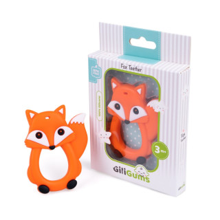 GILIGUMS DUMEL GRYZAK SILIKONOWY LIS +3m BEZ BPA