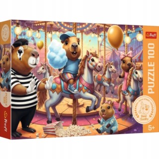 TREFL PUZZLE 100 EL. KAPIBARY NA WAKACJACH
