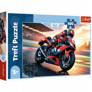 TREFL PUZZLE 100 EL. SZYBKI MOTOCYKL