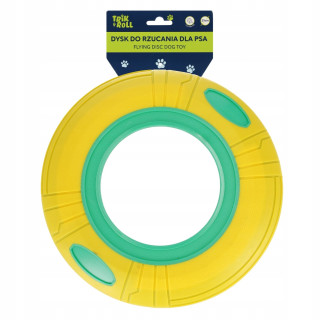 TRIK&ROLL ZABAWKA DLA PSA DYSK ŻÓŁTY 25CM.