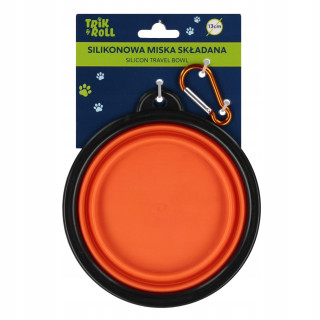 TRIK&ROLL MISKA DLA ZWIERZĄT SYLIKONOWA 13 CM.