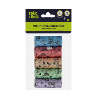 TRIK&ROLL WORKI NA ODCHODY 75SZT 5 ROLEK
